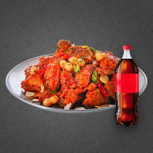 Boneless Seasoned Spicy Fried Chicken + Coke 1.25L product image