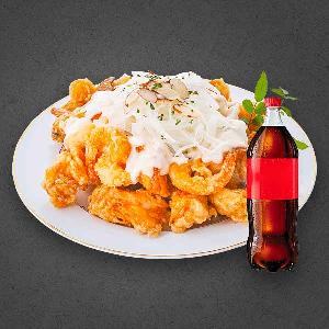 Onion Cream Shrimp Chicken + Coke 1.25L product image