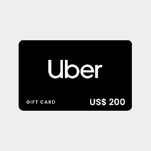 Uber US$ 200 Gift Card product image