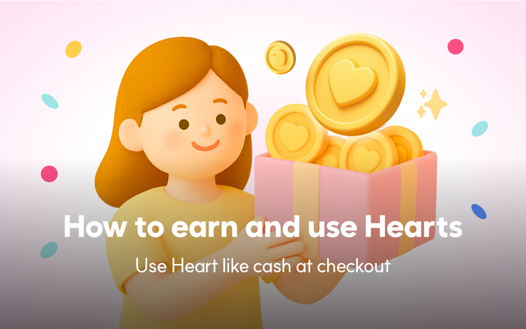 How to redeem and earn Hearts image