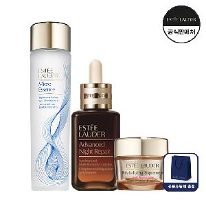 안티에이징 스킨케어 파워 트리오 3종 (갈색병세럼 50ml/리바이탈라이징 수프림 플러스 유스 파워크림 50ml/마이크로 에센스 트리트먼트 로션 200ml item image