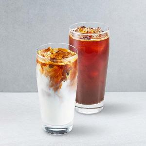 Iced Lungo + Iced Cafe Latte (S) product image