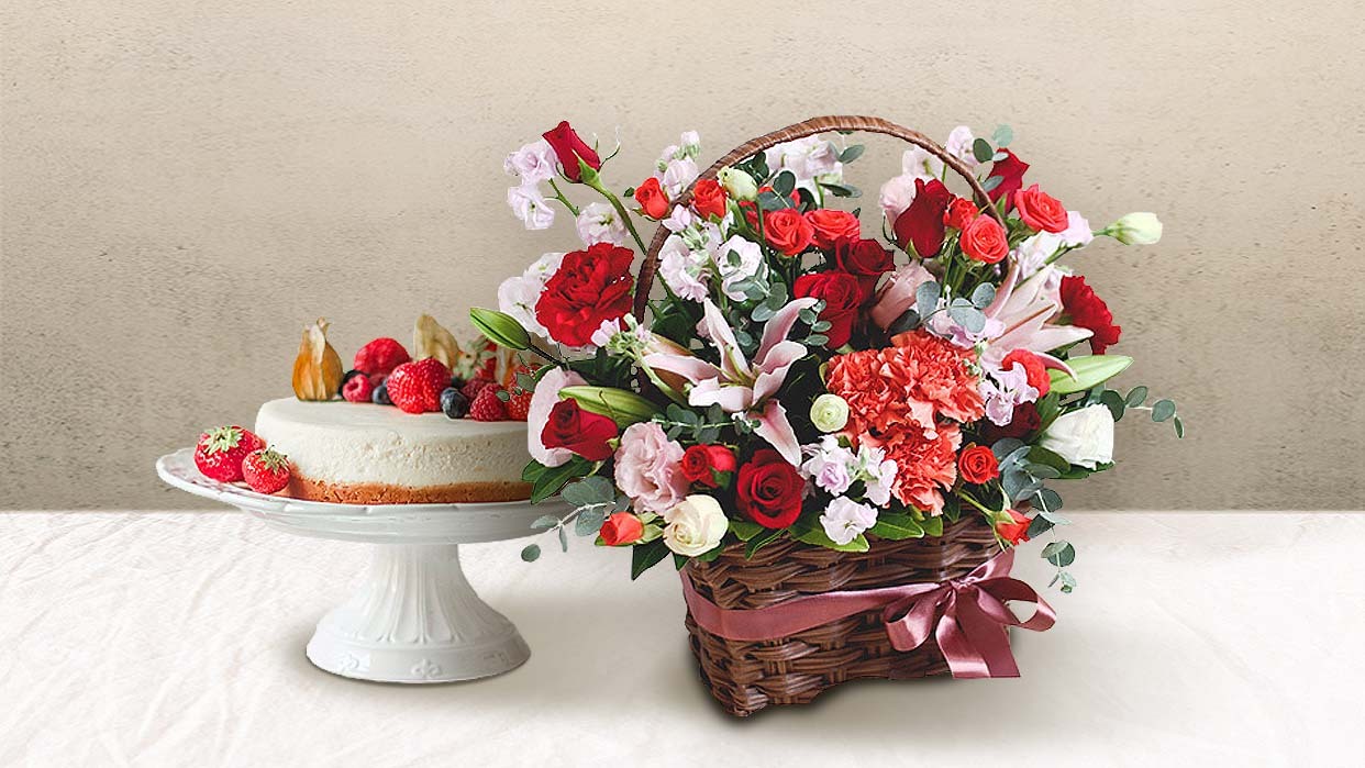 Flower Basket & Cake (Delivery) brand image