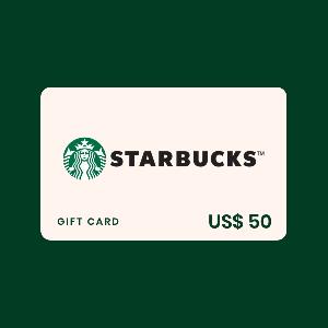 Starbucks US$ 50 Gift Card product image