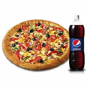 Super Supreme Cheese Crust (L) + Pepsi 1.25L product image