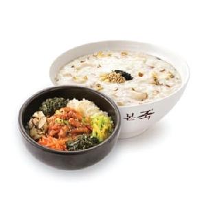 Jeonbok Juk+Spicy Octopus Bibimbap (Stone Pot) product image