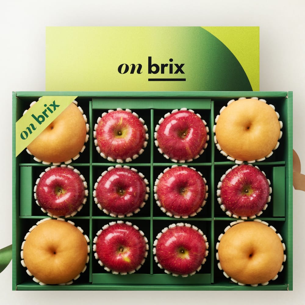 Royal Green Edition, Apple & Korean Pear Gift Set 6kg (12pcs) In