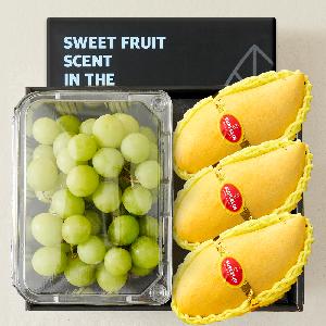 Premium Apple Green Grape & Thailand Gold Mango Gift Set 1.9kg / 4pcs product image