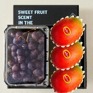 Premium Grape & Apple Mango Gift Set 1.9kg / 4pcs product image