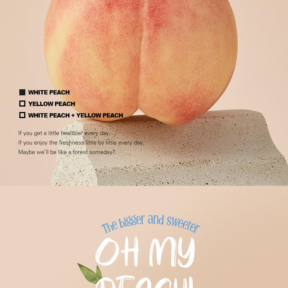 Soft and Sweet White Peach 4kg (15–18 pcs) In South Korea Suplelin