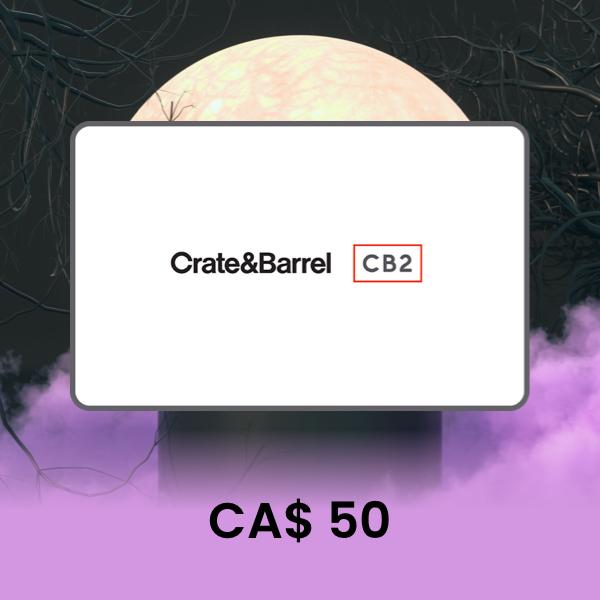 Crate and Barrel Canada CA$50 Gift Card Halloween Edition product image