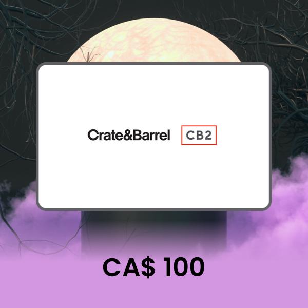 Crate and Barrel Canada CA$100 Gift Card Halloween Edition product image