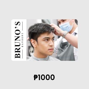 Bruno's Barbers ₱1000 Gift Card product image