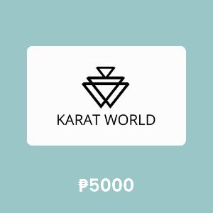 Karat World ₱5000 Gift Card product image