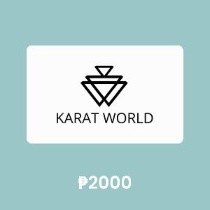 Karat World ₱2000 Gift Card product image