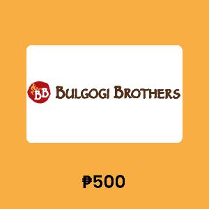 Bulgogi Brothers ₱500 Gift Card product image