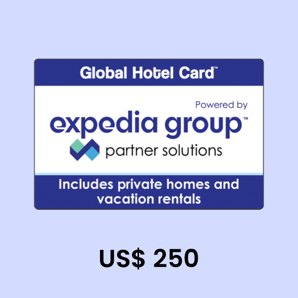 Global Hotel US$ 250 Gift Card product image