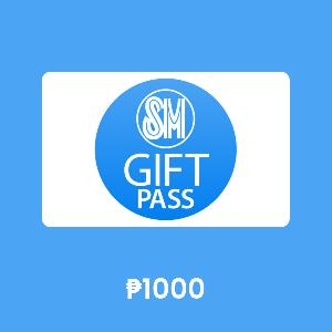 SM Gift Pass ₱1000 Gift Card product image