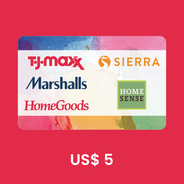 TJX US$ 5 Gift Card product image