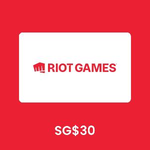 Riot Games SG$30 Gift Card product image