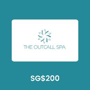 The Outcall Spa Gift of Unlimited Luxury SG$200 Gift Card product image