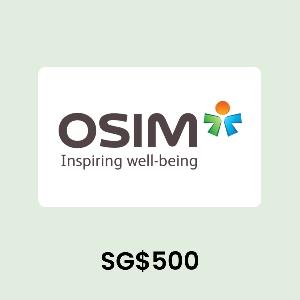 OSIM SG$500 Gift Card product image
