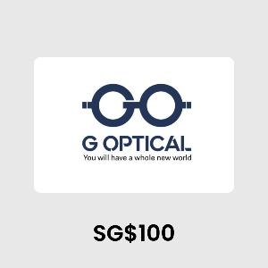 G OPTICAL SG$100 Gift Card product image