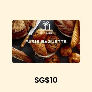 Paris Baguette Singapore SG$10 Gift Card product image