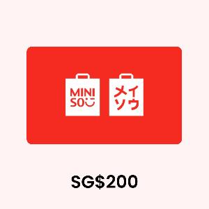 MINISO Singapore SG$200 Gift Card product image