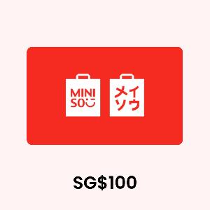 MINISO Singapore SG$100 Gift Card product image