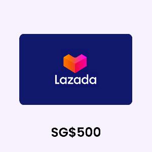 LAZADA Singapore SG$500 Gift Card product image