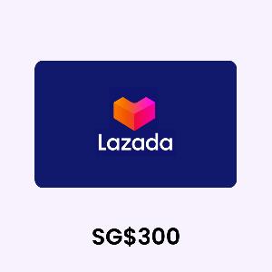 LAZADA Singapore SG$300 Gift Card product image