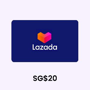 LAZADA Singapore SG$20 Gift Card product image