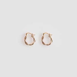Double Twisted Earring (S)-Gold product image