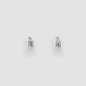 Triple Shell Earring-Silver product image