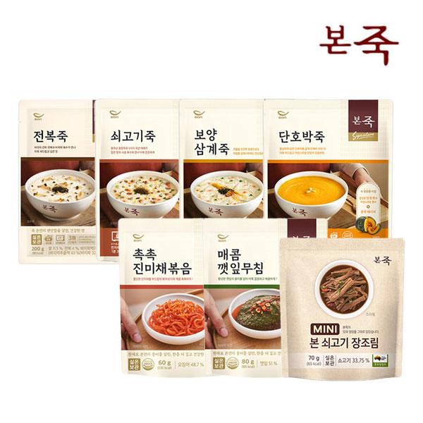 Hearty Meal Set (4 Porridge Pouches, 1 Beef Jangjorim, 2 Side Dishes) product image