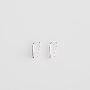 Curved Volume Earring-Silver product image