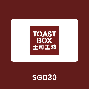 TOAST BOX SGD30 Gift Card product image