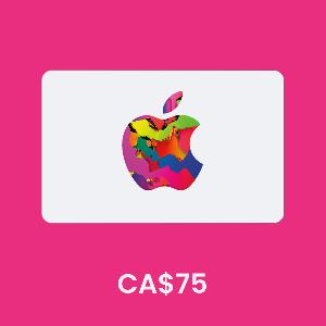 Apple Canada CA$75 Gift Card product image