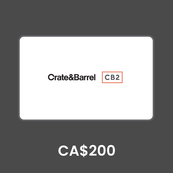 CB2 Canada CA$200 Gift Card product image