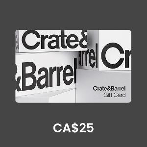 Crate and Barrel Canada CA$25 Gift Card product image