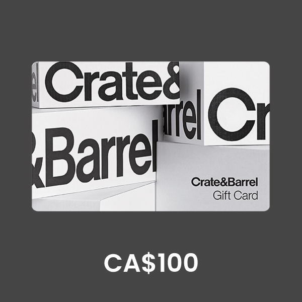 Crate and Barrel Canada CA$100 Gift Card product image