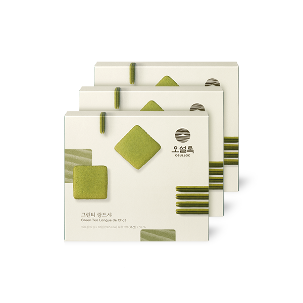 Green Tea Langue de Chat Set (3EA) item image