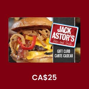 Jack Astors Bar and Grill® CA$25 Gift Card product image
