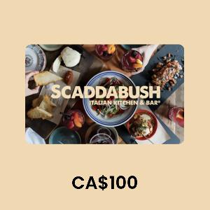 Scaddabush Italian Kitchen & Bar® CA$100 Gift Card product image