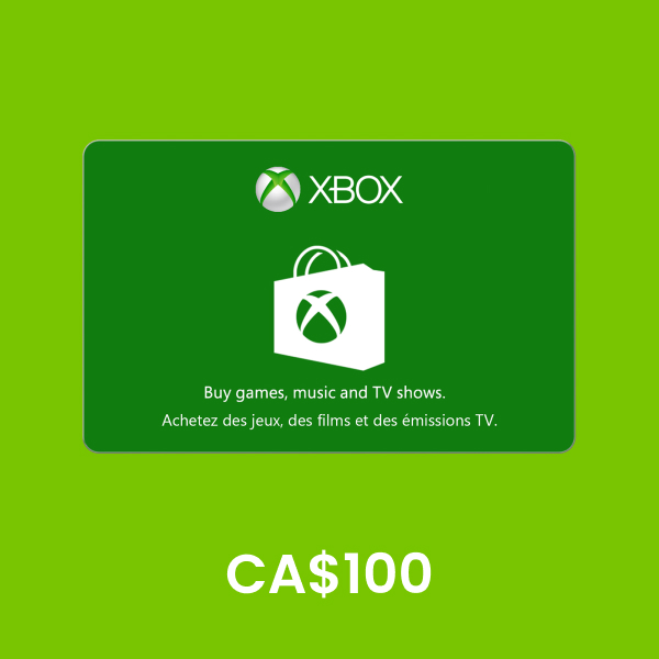 Xbox Canada CA$100 Gift Card product image