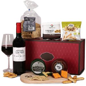 Complete Cheese Board with Bordeaux Gift Basket item image