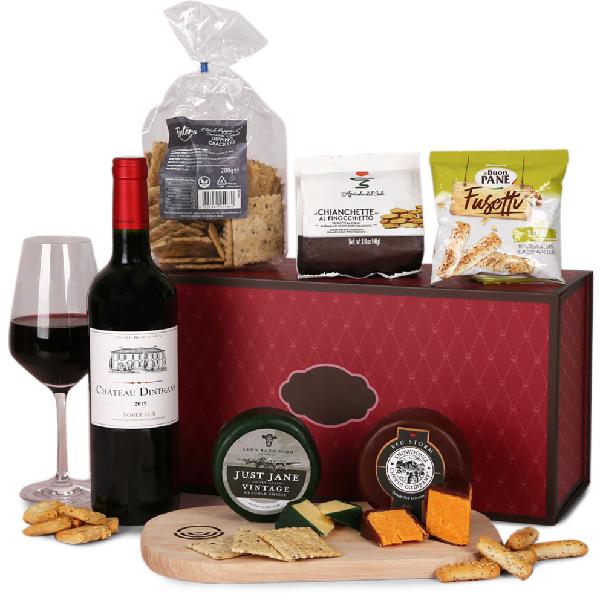 Complete Cheese Board with Bordeaux Gift Basket item image