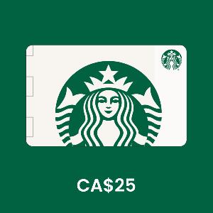 Starbucks Canada CA$25 Gift Card product image