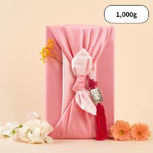 Sweet Braised Balloon Flower Root (Flower Ribbon Wrap Package-Pastel Red) 1,000g product image